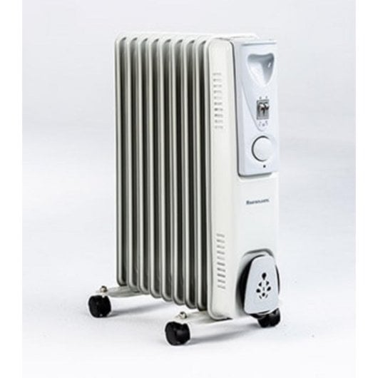 Elektrischer Radiator Ravanson OH-09 2000W 9 Rippen Drehknopf Griff Überhitzungsschutz