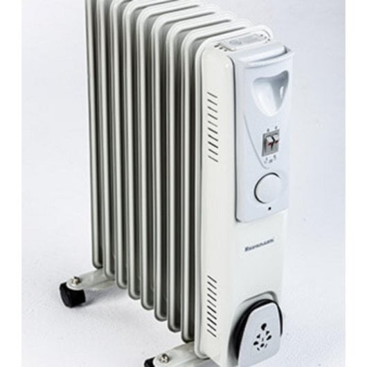 Elektrischer Radiator Ravanson OH-09 2000W 9 Rippen Drehknopf Griff Überhitzungsschutz