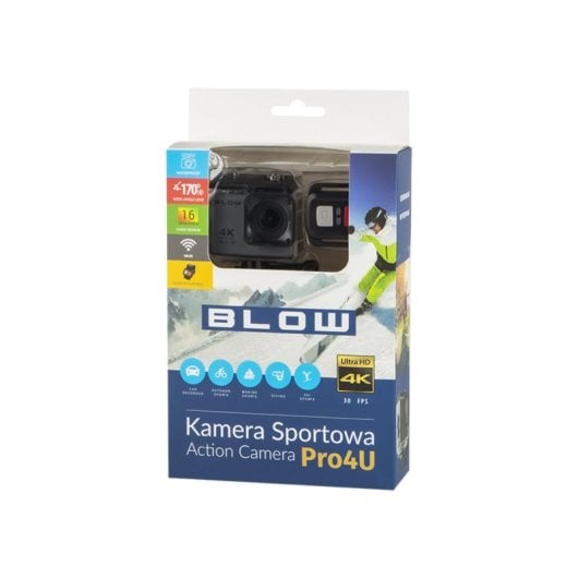Cámara deportiva BLOW 78-538# 4K Ultra HD 16 MP WiFi CMOS 2" FOV 170°