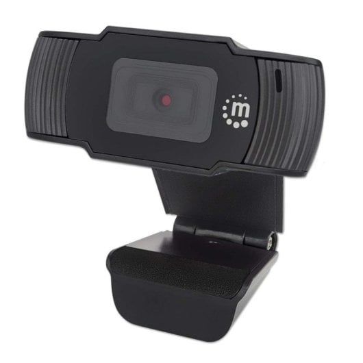 Webcam Manhattan 1080p USB Full HD 2MP Nero Clip Universale