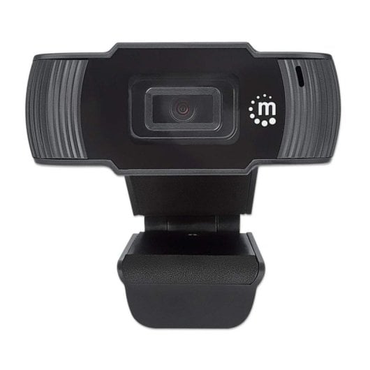 Webcam Manhattan 1080p USB Full HD 2MP Nero Clip Universale