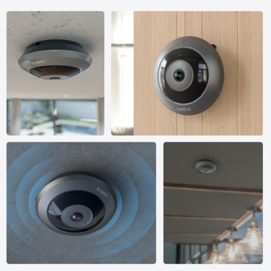 Telecamera IP Reolink W520 2K Visione Notturna Per Interno Audio Bidirezionale Controllo Vocale