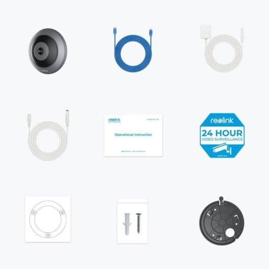 Caméra de surveillance Reolink W520 2K Vision Nocturne Intérieure Détection IA Audio Bidirectionnel Contrôle Vocal