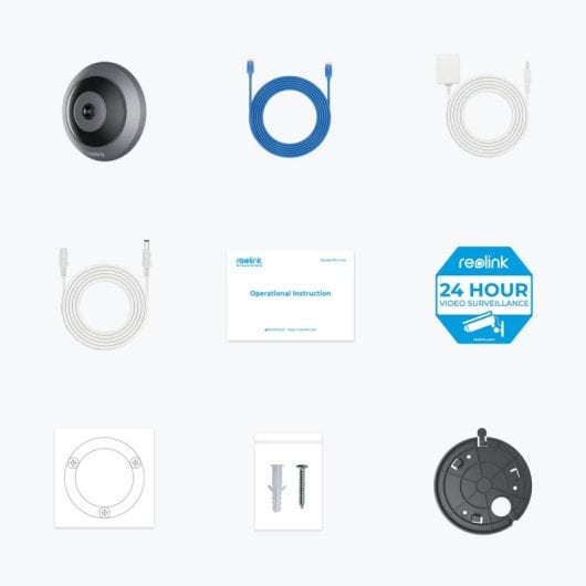 Telecamera IP Reolink W520 2K Visione Notturna Per Interno Audio Bidirezionale Controllo Vocale