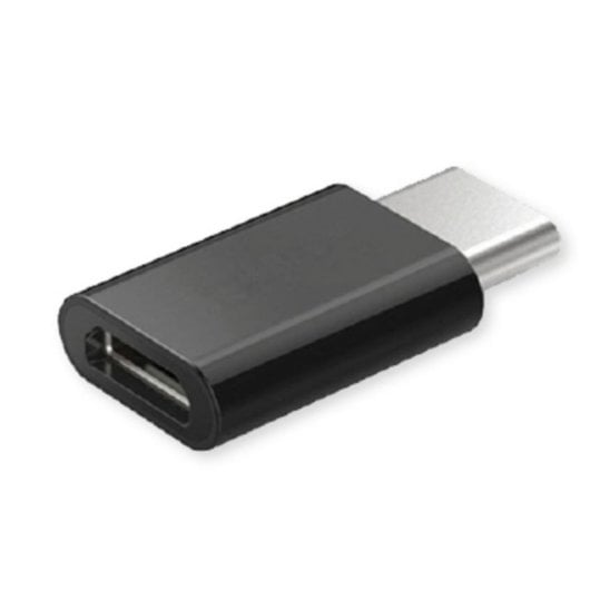 Savio AK-31 Adaptador Compacto USB-C para Micro-USB Preto