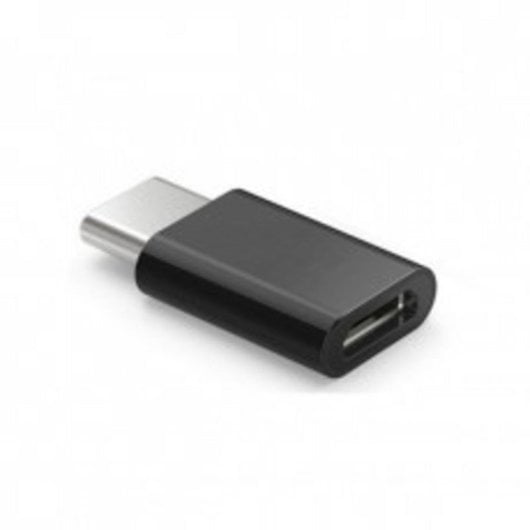 Savio AK-31 Adaptador Compacto USB-C para Micro-USB Preto