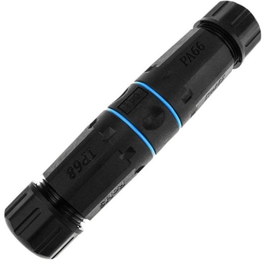 Adattatore di rete Techly IWP-MD C6-IP68T RJ-45 Doppio Femmina Nero IP68