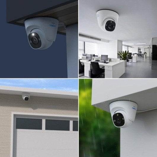 Caméra de surveillance Reolink P344 12MP Vision Nocturne Intérieur et Extérieur IA Audio Bidirectionnel