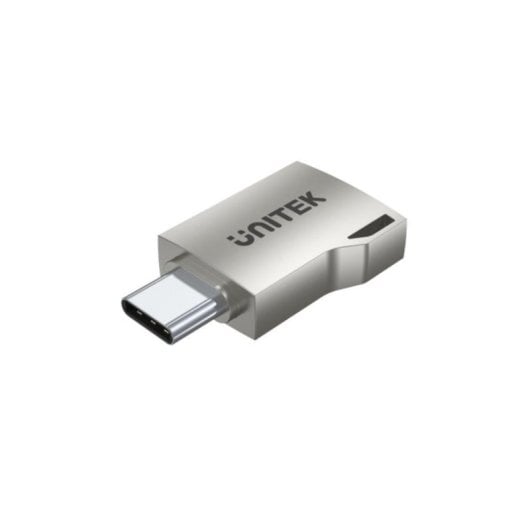 UNITEK A1025GNI Adaptador USB-C para USB-A Prateado
