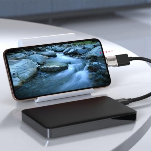UNITEK A1025GNI Adaptador USB-C para USB-A Prateado