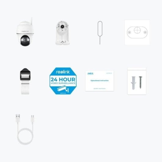 Caméra de surveillance Reolink Argus B440 4K Vision Nocturne Intérieur et Extérieur IA Audio Bidirectionnel Panneau Solaire