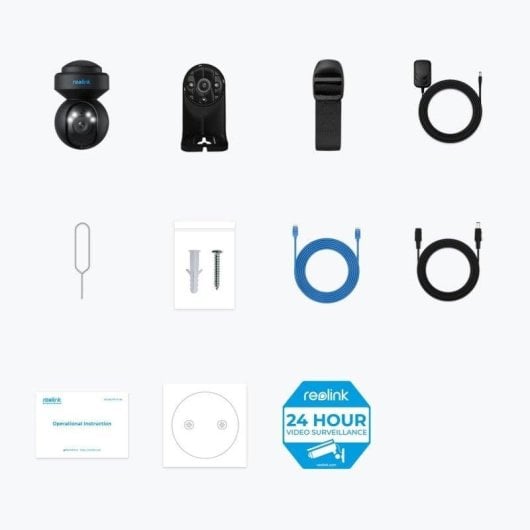 Caméra de surveillance Reolink E540-B 2K Vision Nocturne Intérieur et Extérieur Détection IA Audio Bidirectionnel