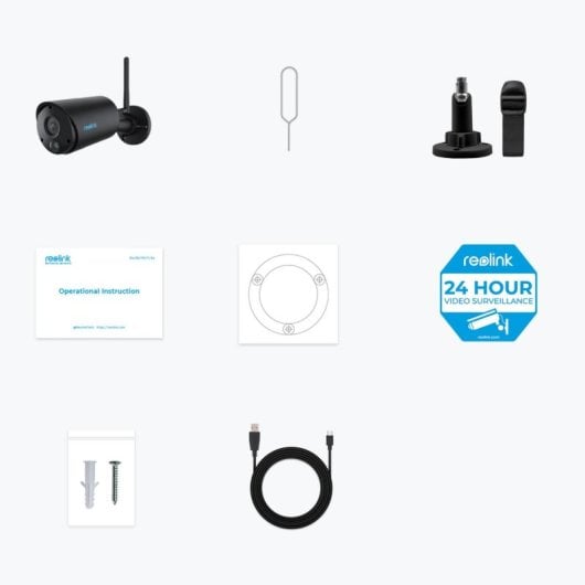 Telecamera IP Reolink Argus Series B320-B 2K Visione Notturna Per Interno ed Esterno Audio Bidirezionale Controllo Vocale