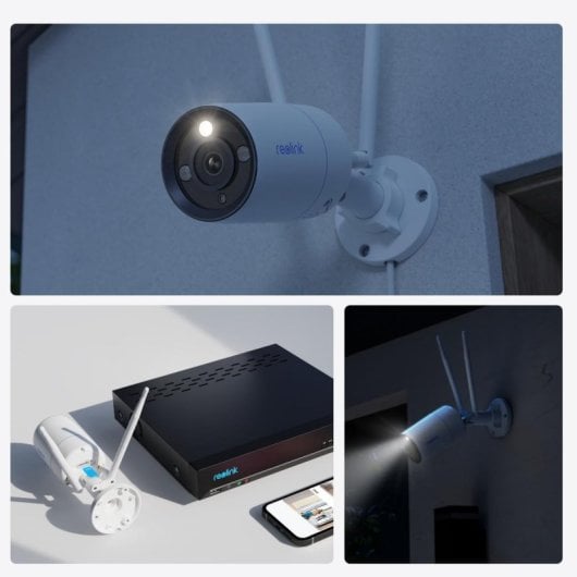 Camera IP Reolink W330 4K Visione Notturna Per Interni ed Esterni Audio Bidirezionale IA