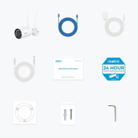 Camera IP Reolink W330 4K Visione Notturna Per Interni ed Esterni Audio Bidirezionale IA