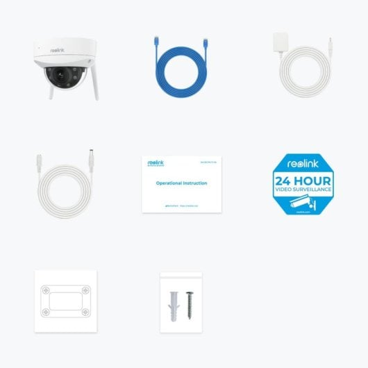 Telecamera IP Reolink W437 4K Visione Notturna Interni ed Esterni Audio Bidirezionale Controllo Vocale