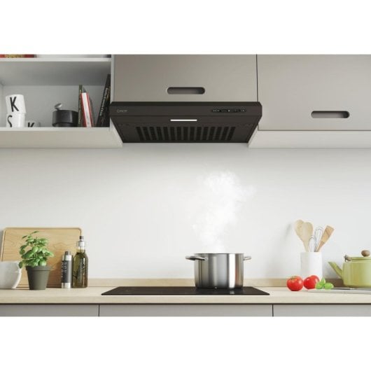 Campana extractora Candy CFT610/4N/1 Extraction classique 60cm noire LED