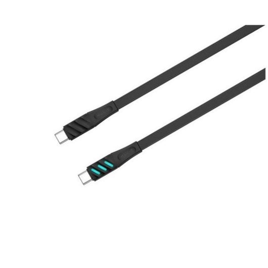 Câble Havit 6939119087418 USB C vers USB C 1 m Noir TPE 60W