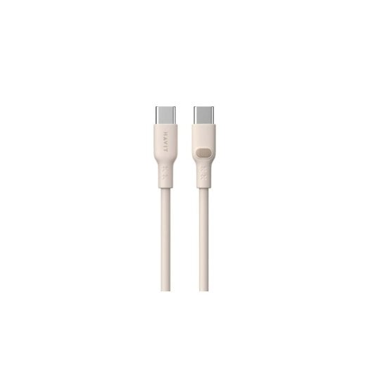 Câble USB C Havit 6939119066239 2 m Silicone Beige Livraison Puissance 100W