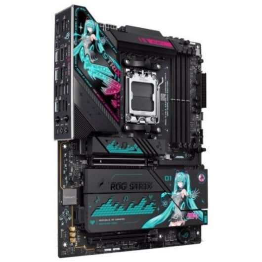 Carte mère ASUS ROG STRIX X870E-H Gaming X870E AM5 DDR5 ATX WiFi 7 Edition Hatsune Miku RGB