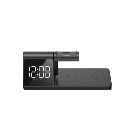 Cargador inalámbrico Havit W3042 estación 3 en 1 auto USB negro