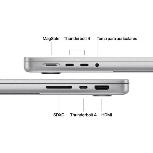 Apple MacBook Pro Apple M5 10 Núcleos/24GB/1TB SSD/GPU 10 Núcleos/14" Plata