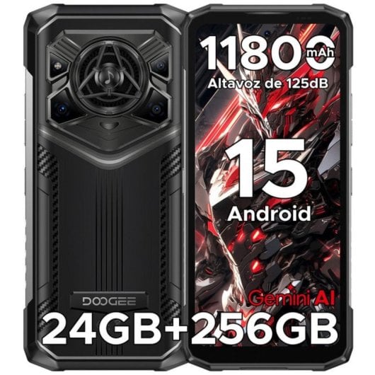 Smartphone DOOGEE Blade20 Pro 24GB RAM 256GB Bateria 11800mAh Android 15 AI