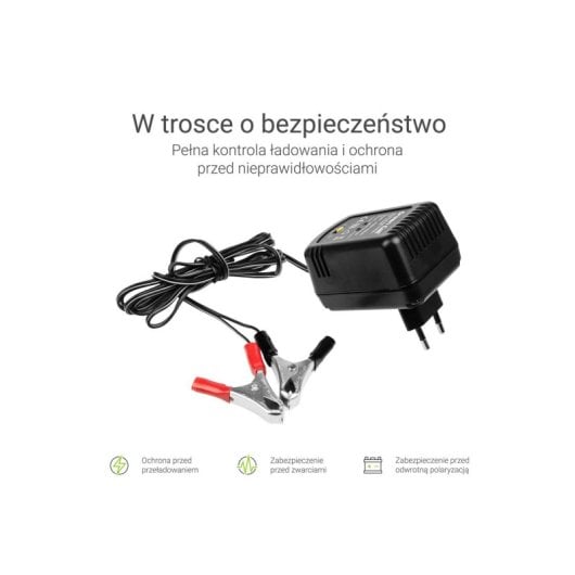 Fuente de Alimentación Green Cell 0,6A Modelo ACAGM05 Tipo C Protección Sobrecarga