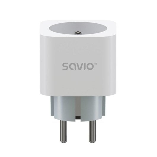Tomada Inteligente Savio AS-01 Wi-Fi 16A 3680W Controlo Energia