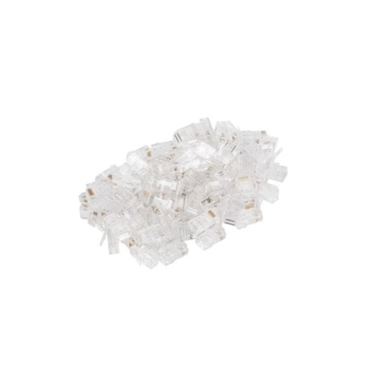 Conector RJ-45 Lanberg PLU-5000 Transparente Cat5e UTP Pack 100 unidades