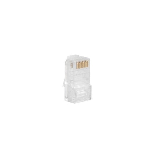 Conector RJ-45 Lanberg PLU-5000 Transparente Cat5e UTP Pack 100 unidades