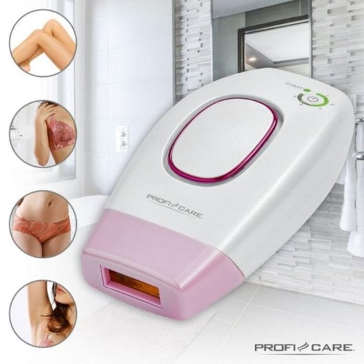Épilateur IPL ProfiCare PC-IPL 3024 Sans Fil 4 J/cm² Rose Blanc