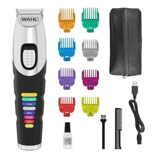 Profi Haarschneider Wahl Color Trim Kabellos 13mm 240min 9 Aufsätze Schnellladung