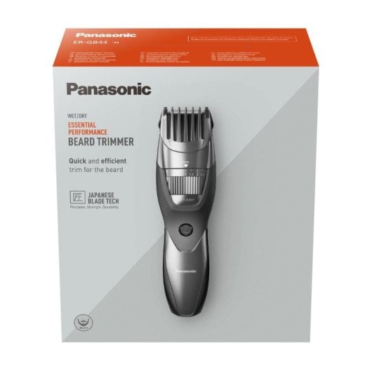 Tondeuse barbe Panasonic ER-GB44 lavable sans fil 19 positions inox