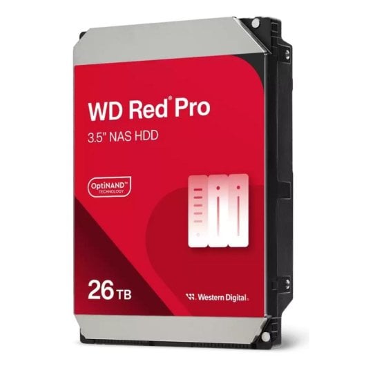 Disco Duro Western Digital Red Pro WD260KFGX 26TB HDD 287MB/s SATA III NAS