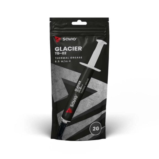 Pasta térmica Savio TG-02 8,5 W/m·K Carbono 2 g Uso seguro