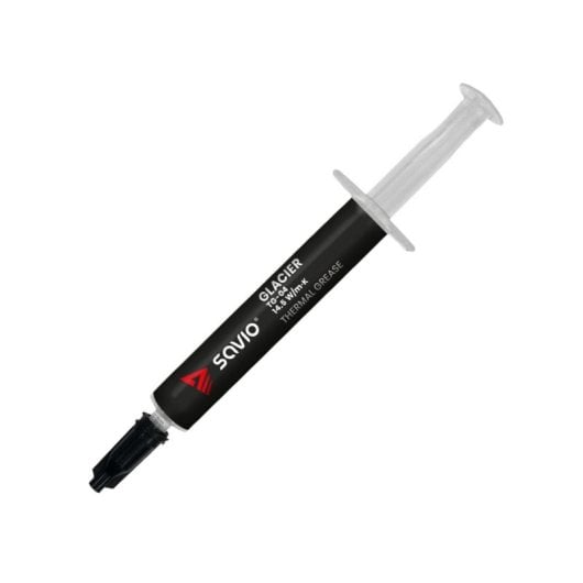 Pasta térmica Savio TG-04 4g 14,5 W/mK silicona y carbono gris