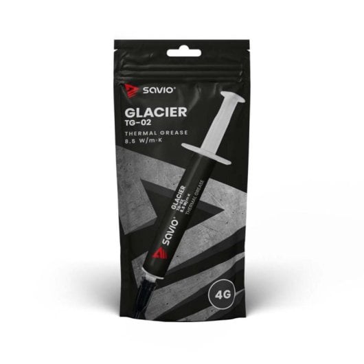 Pasta térmica Savio TG-02 8.5 W/m·K Carbono 4 g Negro