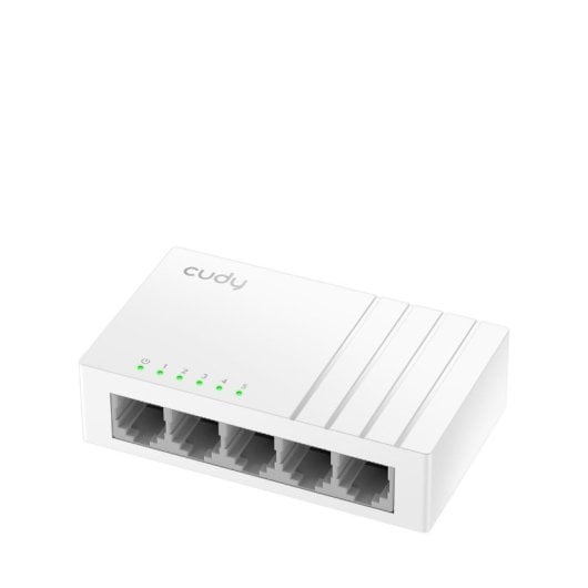 Switch Cudy GS105U 5 ports Gigabit Ethernet USB montage mural