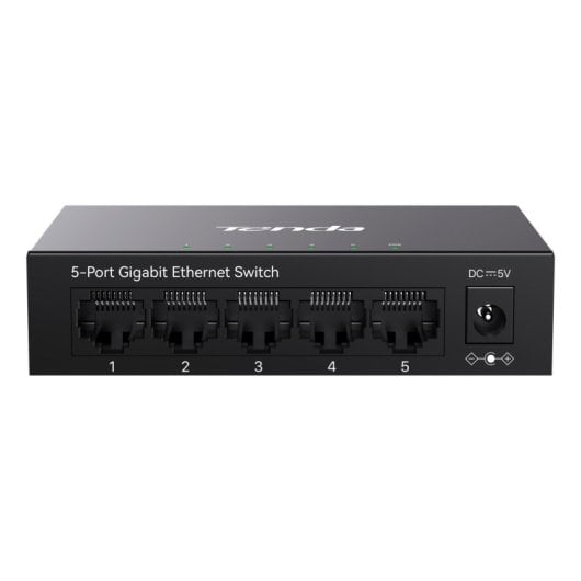 Switch Tenda TEG1005M 5 Portas Gigabit L2 Montagem na Parede