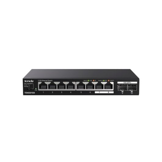 Switch Tenda TEM2010X 8 Portas 2.5G Ethernet 2 SFP+ Desktop