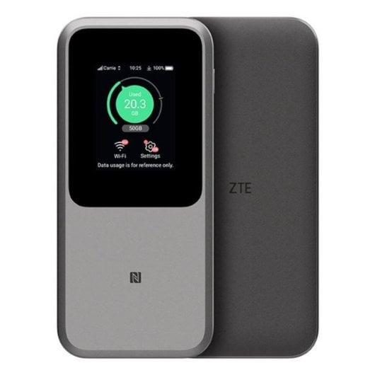 Router ZTE MU5120 WiFi 6 33W Portátil Porta USB Bateria Preto