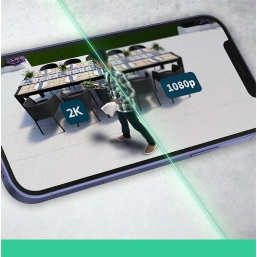 Camera IP ARLO Essential 2K Visione Notturna Esterno Audio Bidirezionale Pannello Solare