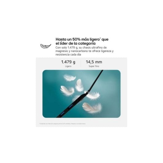 Portátil LG Gram Pro 17z90tr 17" Intel Core Ultra 7 32GB 1TB SSD RTX 5050 8GB IPS