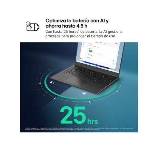 Portátil LG Gram Pro 17Z90TR 17" Intel Core Ultra 7 255H 32GB 1TB SSD RTX 5050 8GB IPS