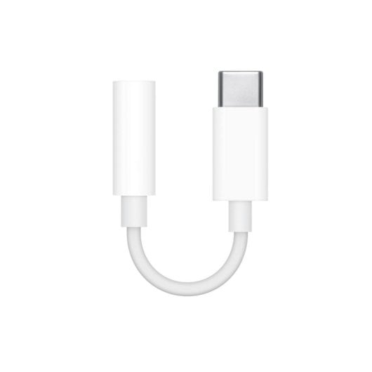 Adaptador Apple MW2Q3ZM/A USB-C a Jack 3,5mm Blanco