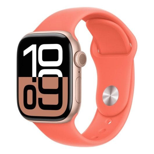 Pulseira Apple MDT04ZM/A Watch Laranja M/L Fluoroelastômero para 38-42mm