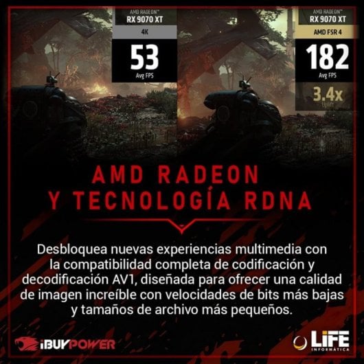 IBUYPOWER Legend Corsa Plus AMD Ryzen 9 9700X 32GB 1TB SSD Radeon RX 9070 XT Windows 11 Pro Battlefield 6