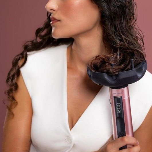Brosse Soufflante Multifonction Cecotec CeramicCare 10in1 1200W céramique ionique 3 températures 10 accessoires rose