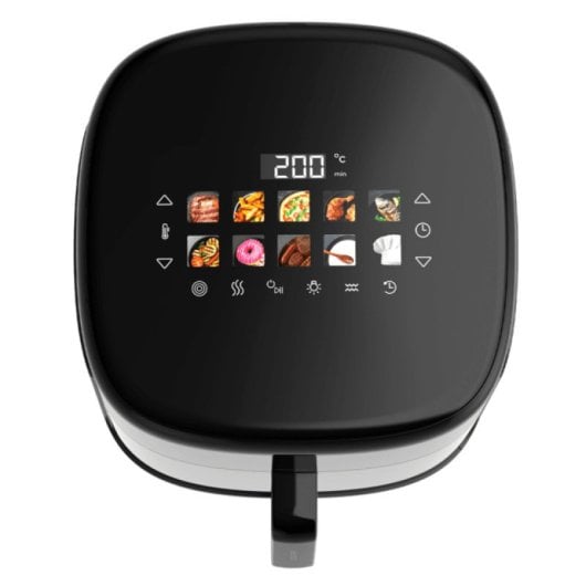 Fritadeira de ar Cecotec Cecofry&Grill Smokin'Prime 8,5L 2300W com resistência dupla e função fumador